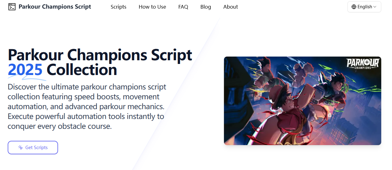 Parkour Champions Script - Best Roblox Script [Official Website]